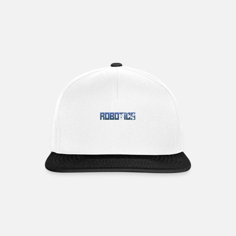 Robot Robotics Engineer Robotics - Snapback Cap - Weiß/Schwarz