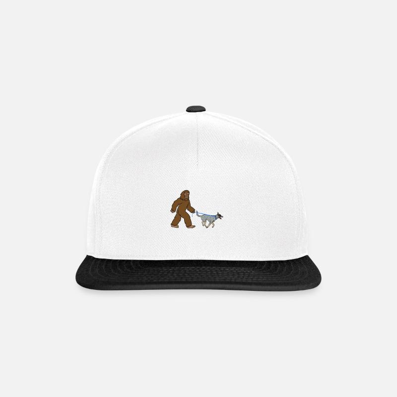 Australian Cattle Dog - Snapback Cap - Weiß/Schwarz