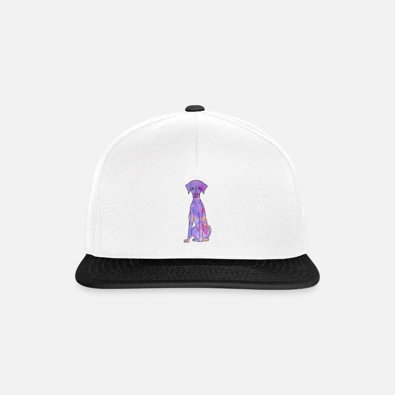 Whippet - Casquette snapback - blanc/noir