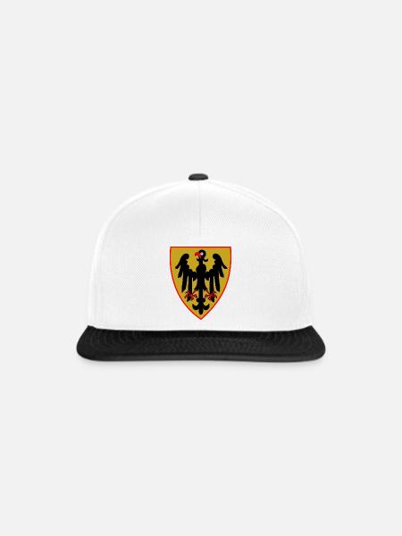 Heiliges Römisches Reich - Snapback Cap - Weiß/Schwarz