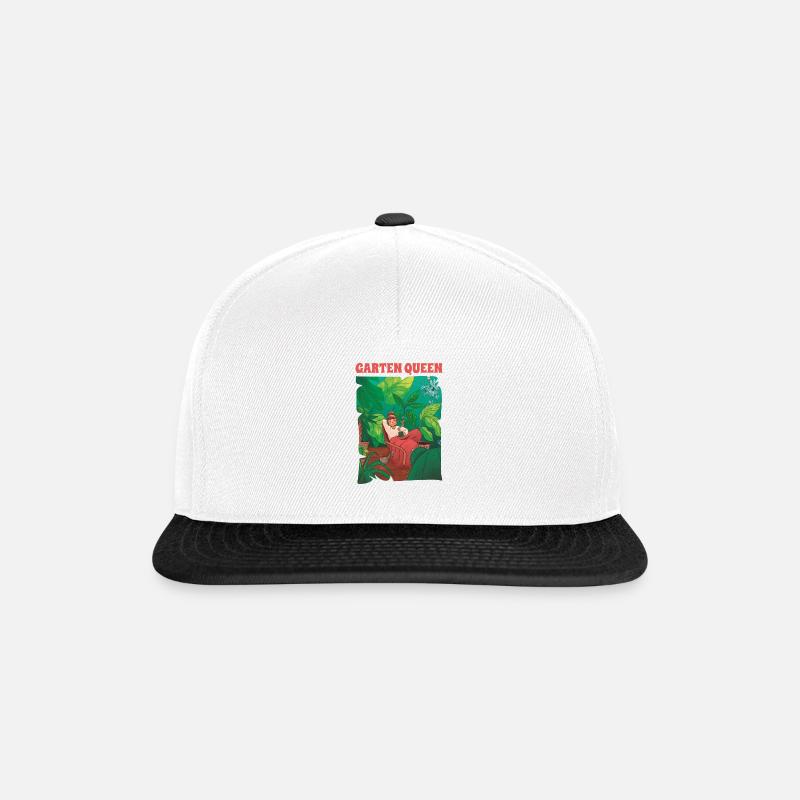 Amatør gartner haven dronning - Snapback Cap - hvid/sort