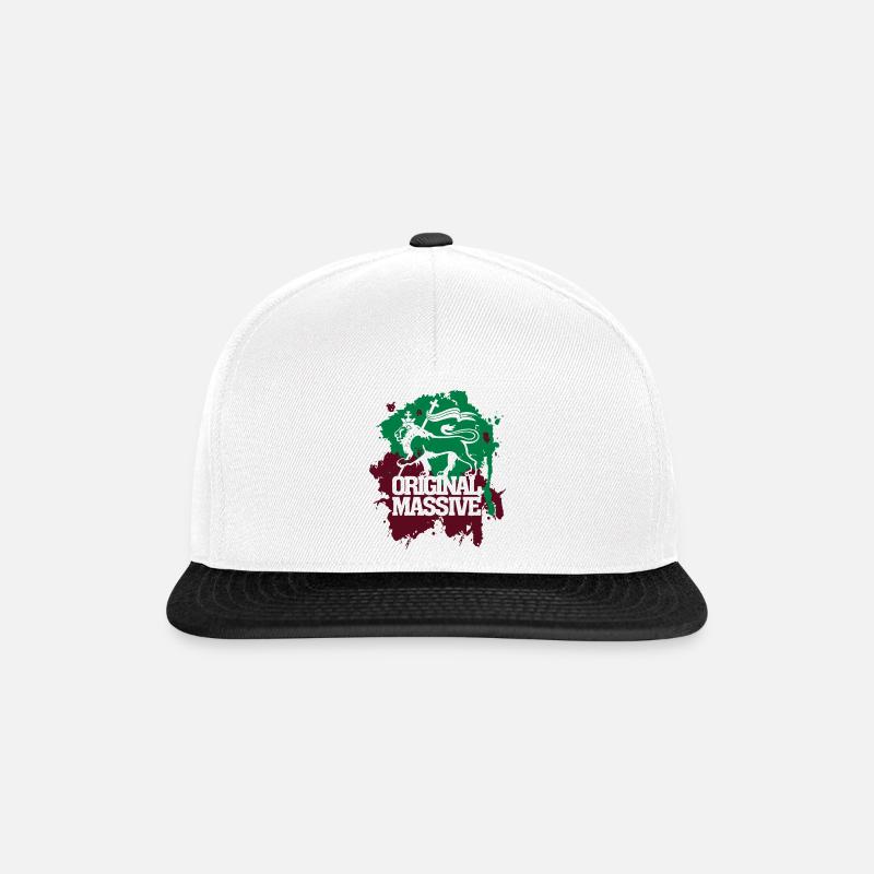 Original Massive Green Red - Casquette snapback - blanc/noir