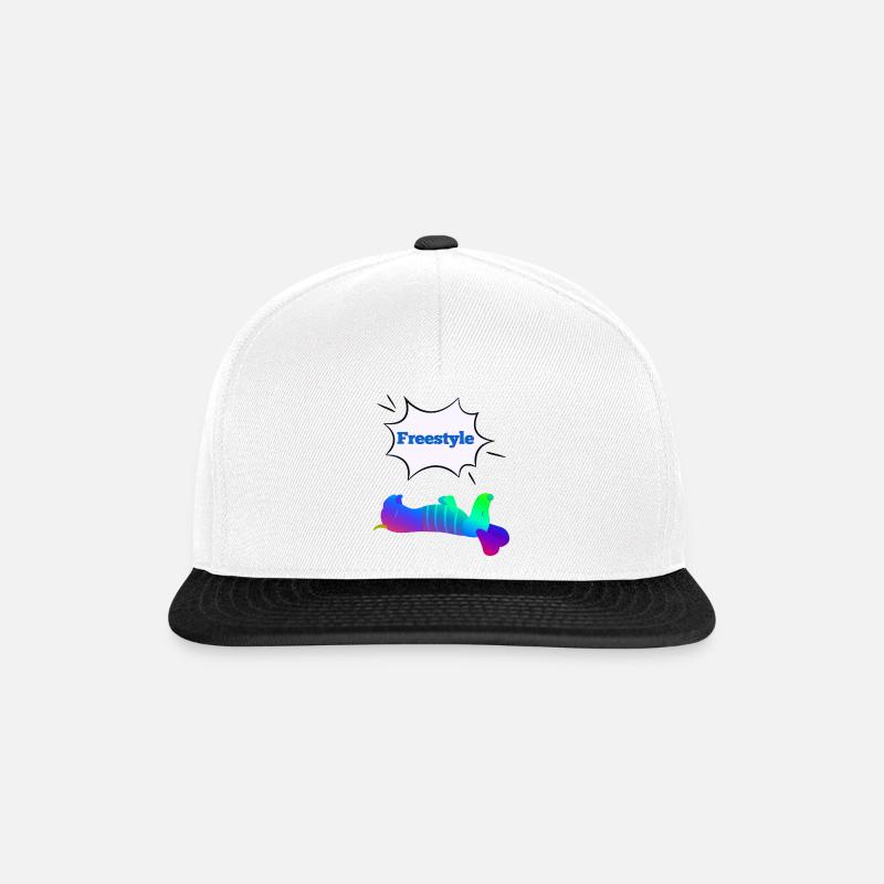 Freestyle Dackel - Snapback Cap - Weiß/Schwarz