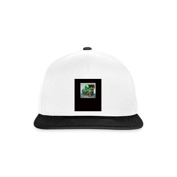 Mimiky Schatztruhe Tentakeltruhe Trickster - Snapback Cap - Weiß/Schwarz - Vorne