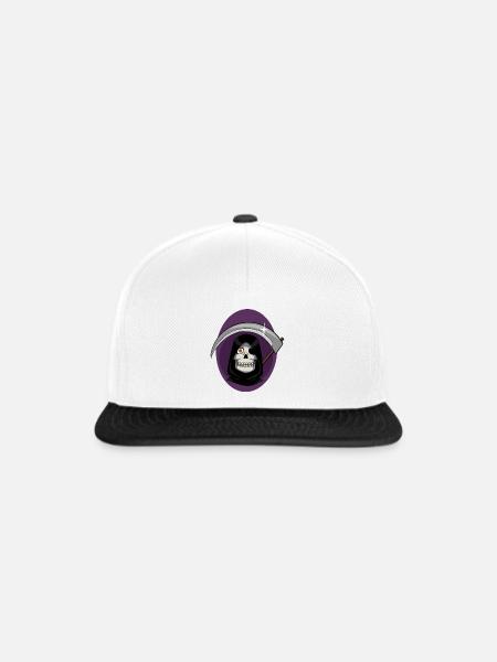Sensenmann - Snapback Cap - Weiß/Schwarz