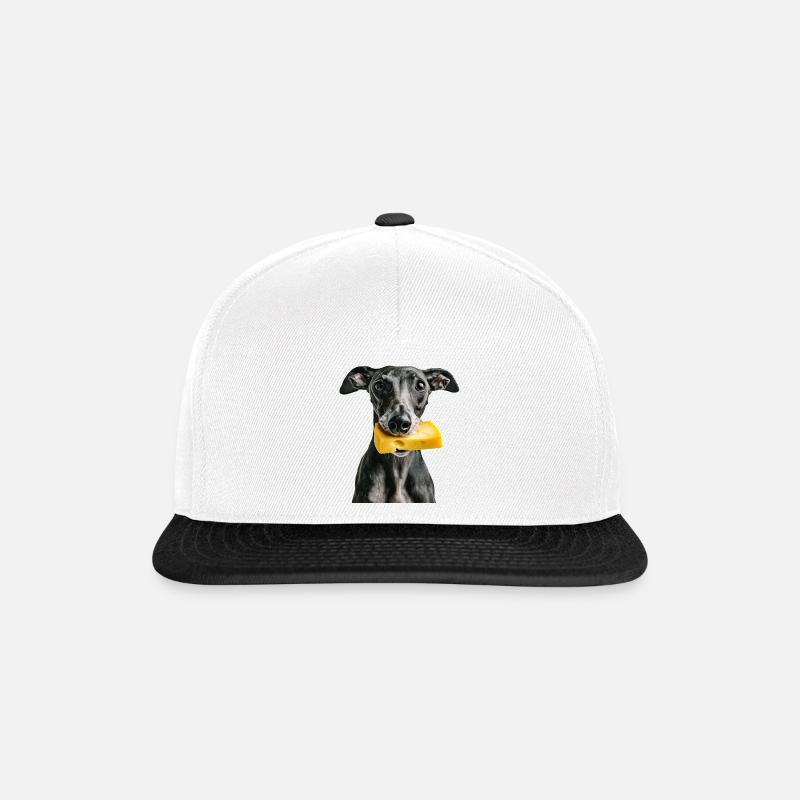 Windhund - Snapback Cap - Weiß/Schwarz
