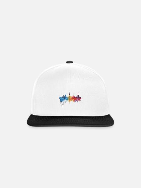 Alkmaar - Snapback Cap - Weiß/Schwarz