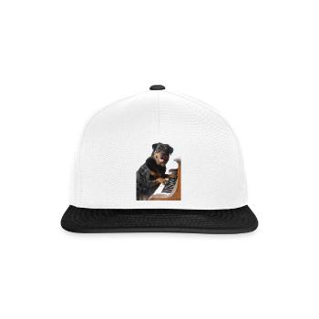 Rottweiler - Snapback Cap - Weiß/Schwarz - Vorne