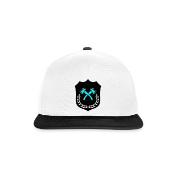 Coat of Arms Axe Axes - Snapback Cap - white/black - Front