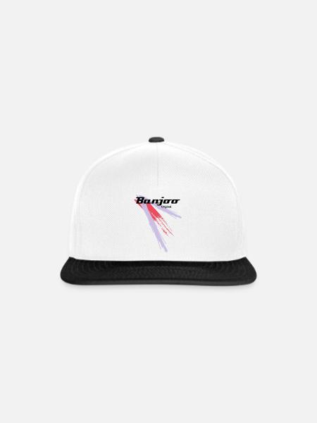 Banjoo Original colour - Snapback Cap - Weiß/Schwarz