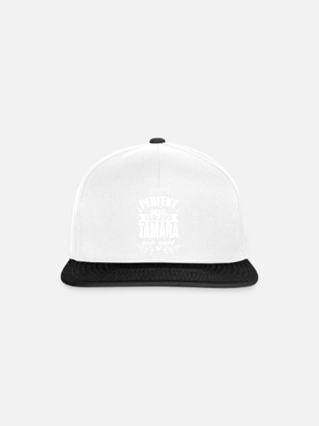 Tamara - Perfekt Sein Kann Jeder Tamara Sein Nicht - Snapback Cap - Weiß/Schwarz