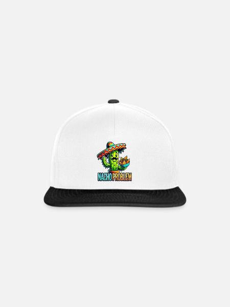 Nacho Problem - Snapback Cap - Weiß/Schwarz
