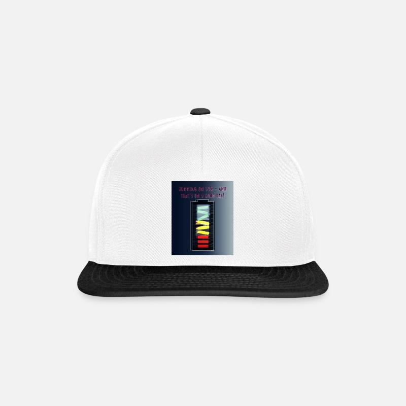 MG Battery Not loading - Snapback Cap - white/black