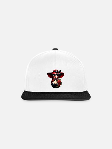 Russian Girl! Matrjoschka Russisch für Russen - Snapback Cap - Weiß/Schwarz