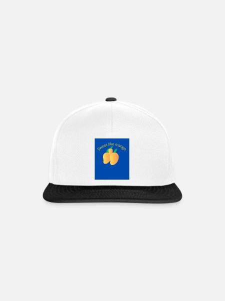 Süß wie Mango - Snapback Cap - Weiß/Schwarz