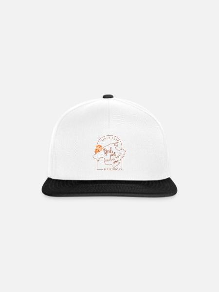 Mallorca Frauentour - Snapback Cap - Weiß/Schwarz
