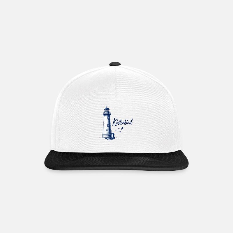 Coastal Child - Snapback Cap - white/black
