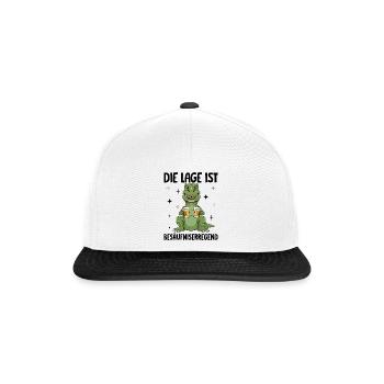 La situation est l’ivresse - Casquette snapback - blanc/noir - Devant