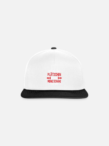 Weihnachtsgeschenk Plätzchen Wichteln Lustig - Snapback Cap - Weiß/Schwarz