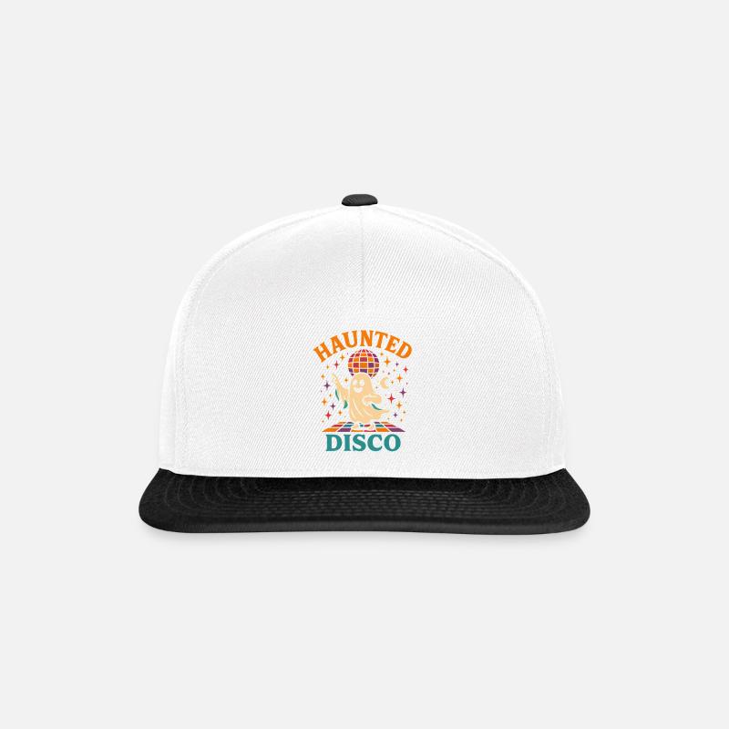 Fantôme Disco Halloween - Casquette snapback - blanc/noir