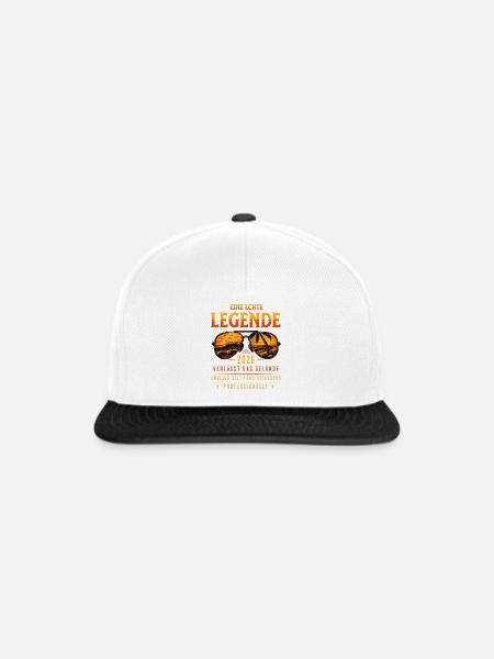Rente 2026 Legende verlässt das Gelände - Snapback Cap - Weiß/Schwarz