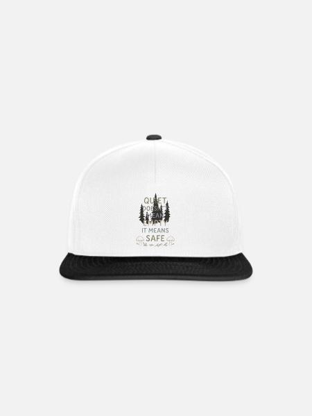 Neurodivergenter Introvertierter - Snapback Cap - Weiß/Schwarz