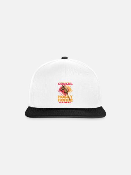 HobbyHorse Retro Glanz - Snapback Cap - Weiß/Schwarz