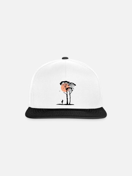 Sunny Savanne - Snapback Cap - Weiß/Schwarz