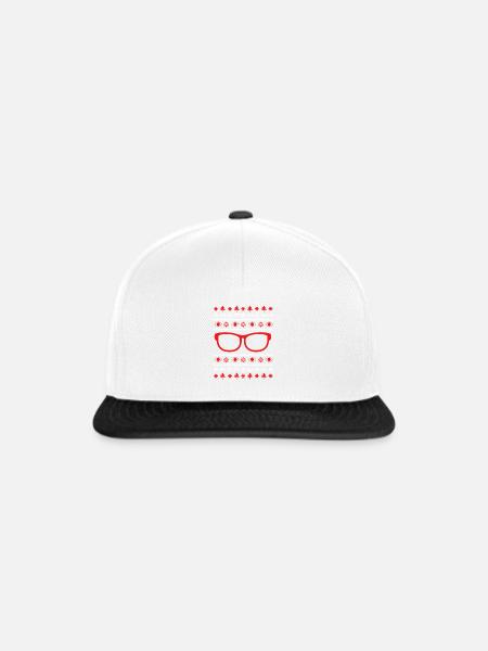 Optik Optiker Augenarzt - Snapback Cap - Weiß/Schwarz