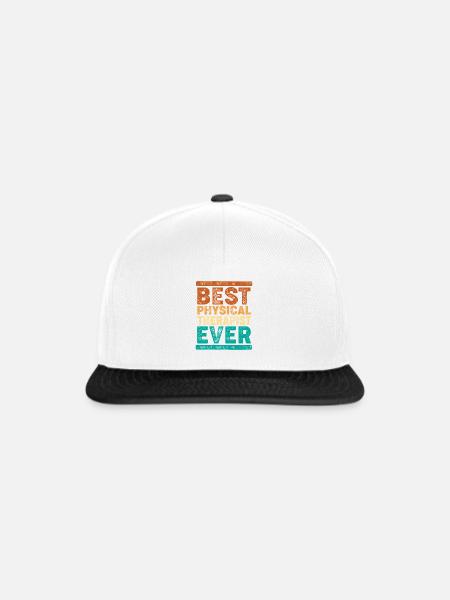 Physiotherapie Physio Physiotherapeut - Snapback Cap - Weiß/Schwarz