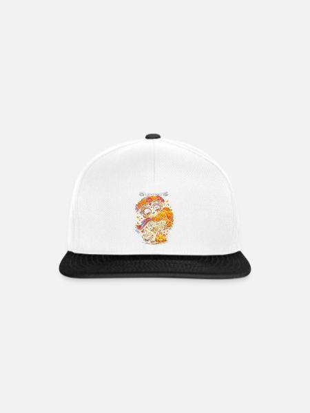 Dia De Los Muertos - Snapback Cap - Weiß/Schwarz