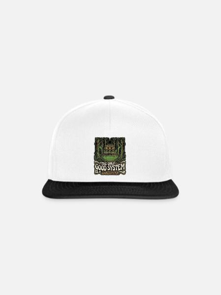 The Only Good Soundsystem - Snapback Cap - Weiß/Schwarz