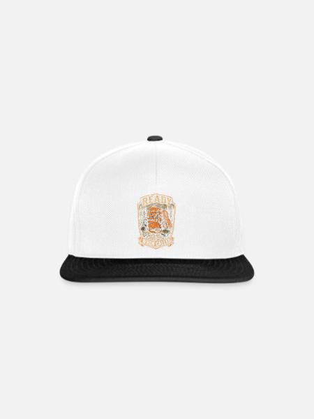 Rettungsteam Ready When Called - Snapback Cap - Weiß/Schwarz