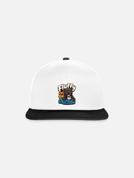 Staffordshire Bull Terrier - Snapback Cap - Weiß/Schwarz
