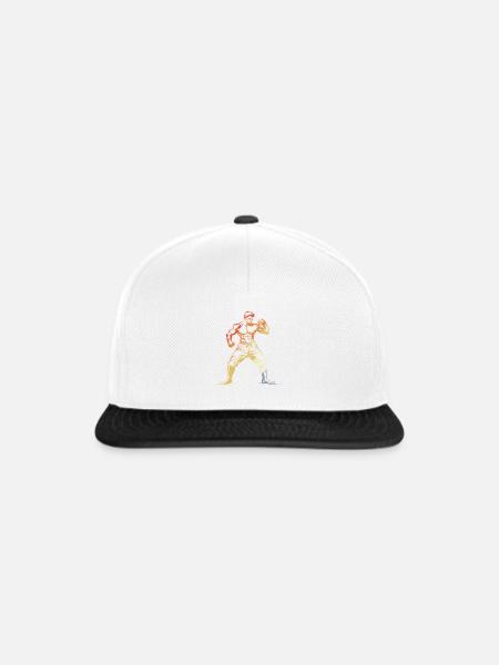 Kickboxer Retro - Snapback Cap - Weiß/Schwarz
