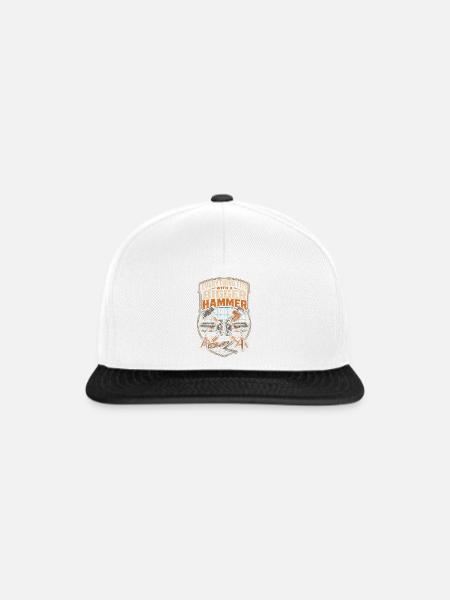 Rohrleger Rohrleitungsbauer - Snapback Cap - Weiß/Schwarz