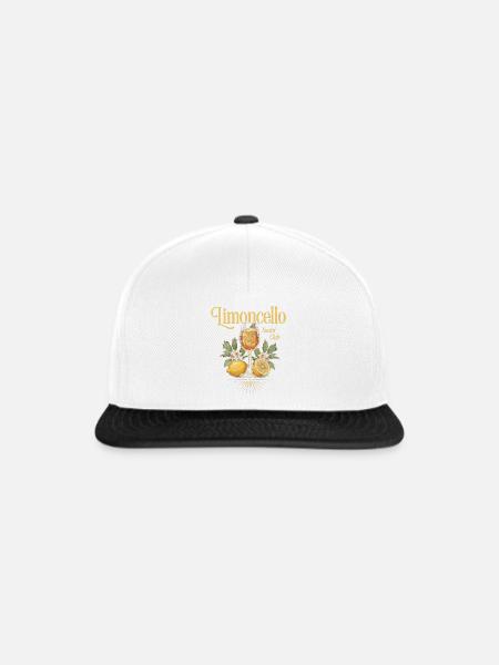 Limoncello Sozialclub - Snapback Cap - Weiß/Schwarz