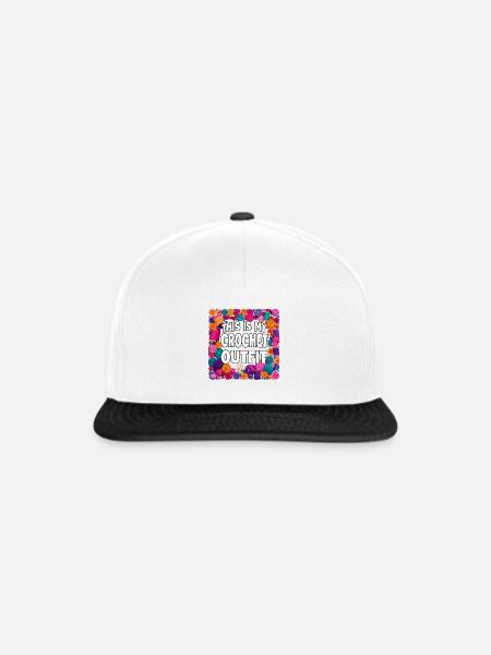 This Is My Crochet Outfit - Snapback Cap - Weiß/Schwarz