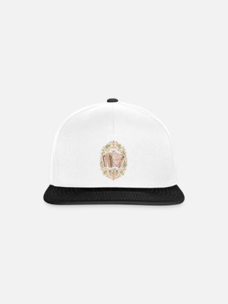 Cajun Kultur - Snapback Cap - Weiß/Schwarz