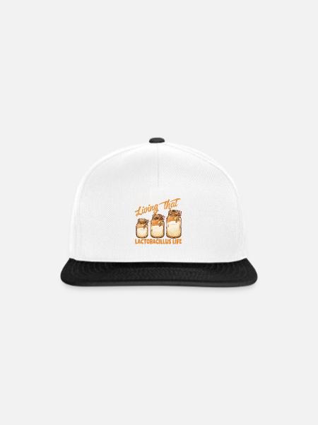 Lactobacillus Life Jars - Snapback Cap - Weiß/Schwarz