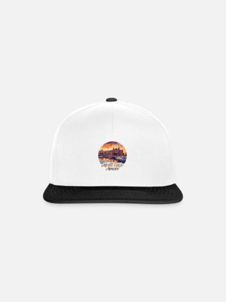 Monte Carlo Monaco - Snapback Cap - Weiß/Schwarz