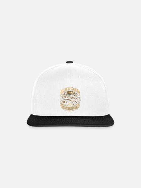 Bluegrass Grows When Shared - Snapback Cap - Weiß/Schwarz