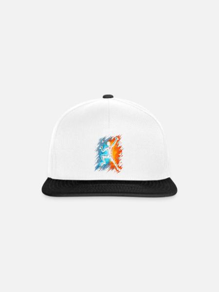 Klettern Berge Kletterer Bouldern Kinder Männer - Snapback Cap - Weiß/Schwarz