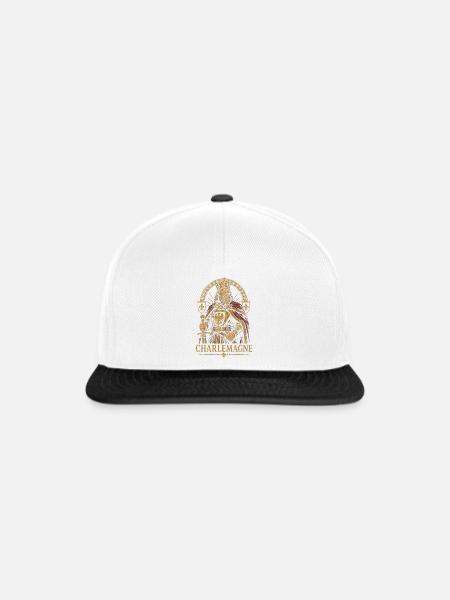 Karl Der Große - Snapback Cap - Weiß/Schwarz