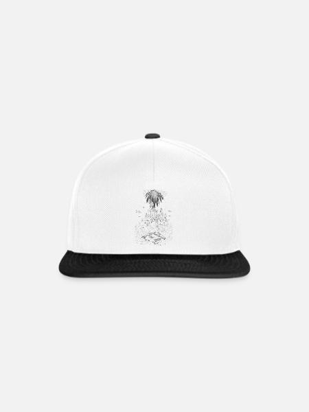 Atlantis versunkener Tempel - Snapback Cap - Weiß/Schwarz