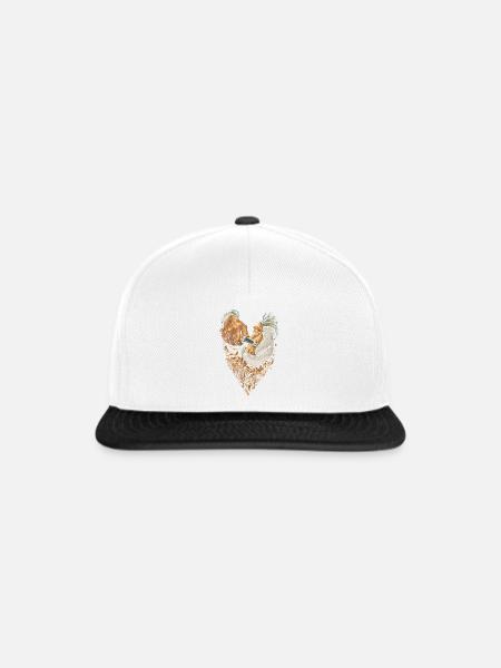 Holzschnitzerei Schnitzen Holzschnitzen - Snapback Cap - Weiß/Schwarz
