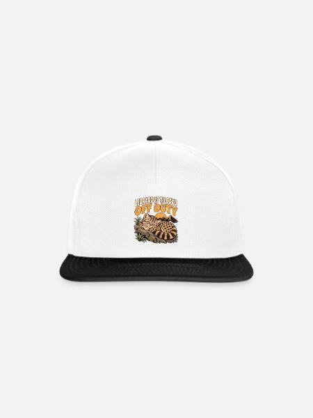 Leopardus Tilcayo Außer Dienst Schlafende - Snapback Cap - Weiß/Schwarz