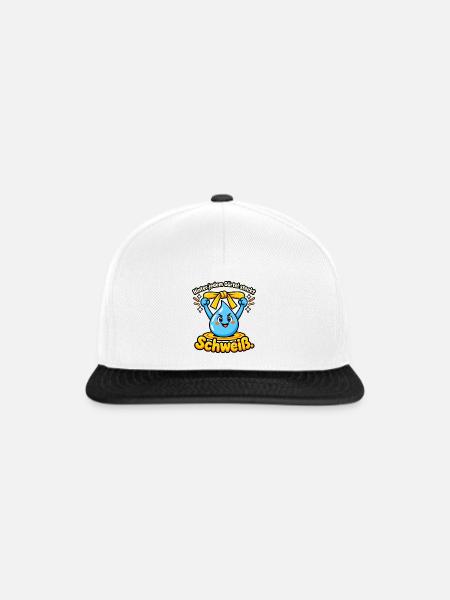 Kampfsport Gürtelprüfung Schweiß Disziplin - Snapback Cap - Weiß/Schwarz