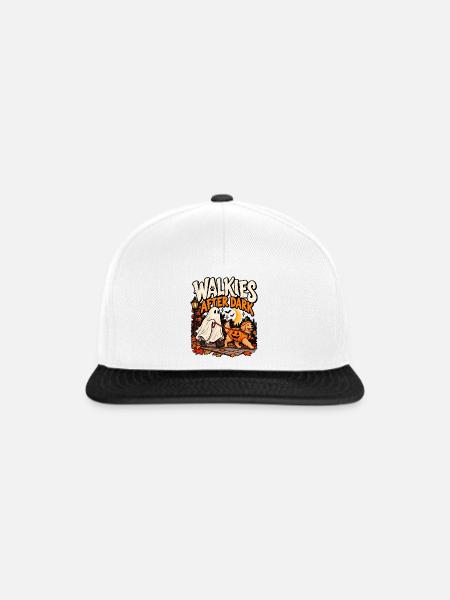 Walkies After Dark - Snapback Cap - Weiß/Schwarz