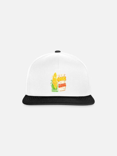 Mais Langweg Spruch Cartoon - Snapback Cap - Weiß/Schwarz